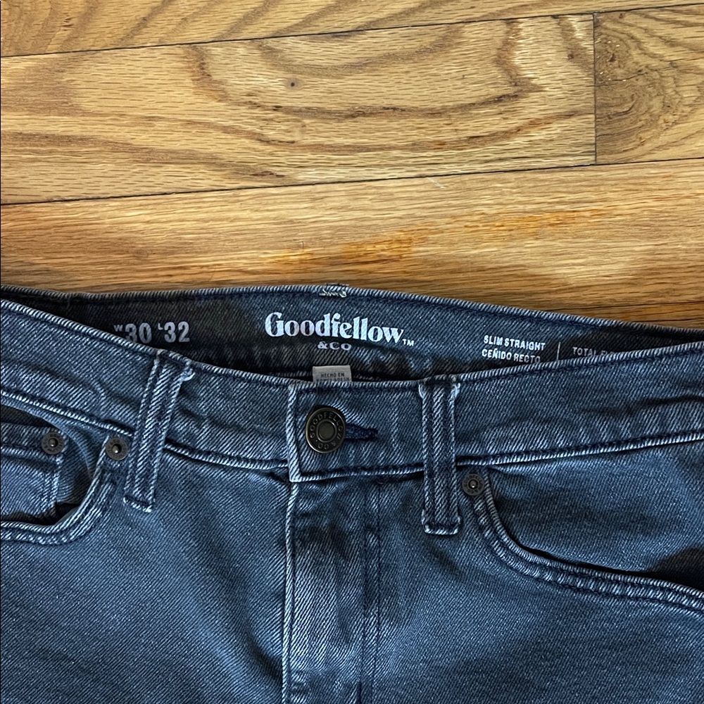 Goodfellow & Co Men's Dark Gray Straight Leg Jeans 30 x 32